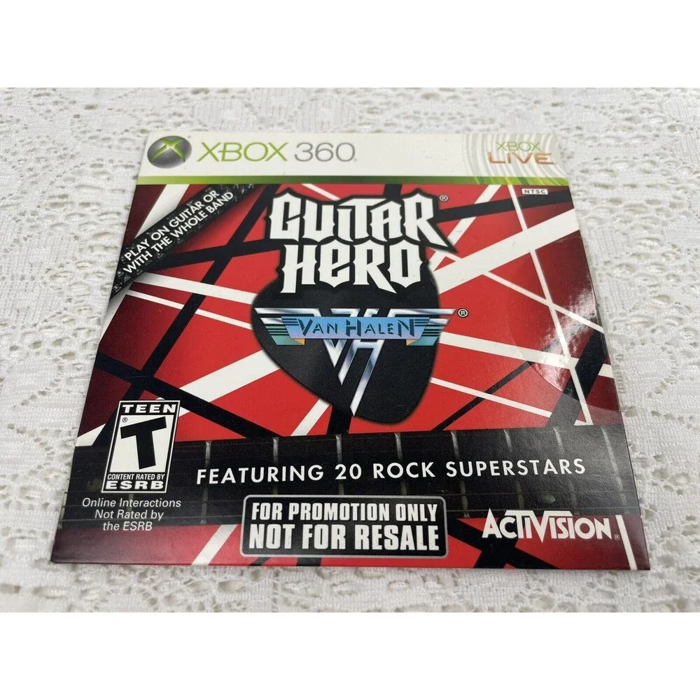 Guitar Hero: Van Halen (Xbox 360) - TESTED WORKING, Not For Resale Version New.